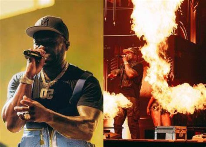 50 Cent Throws Mic, Causing Injury