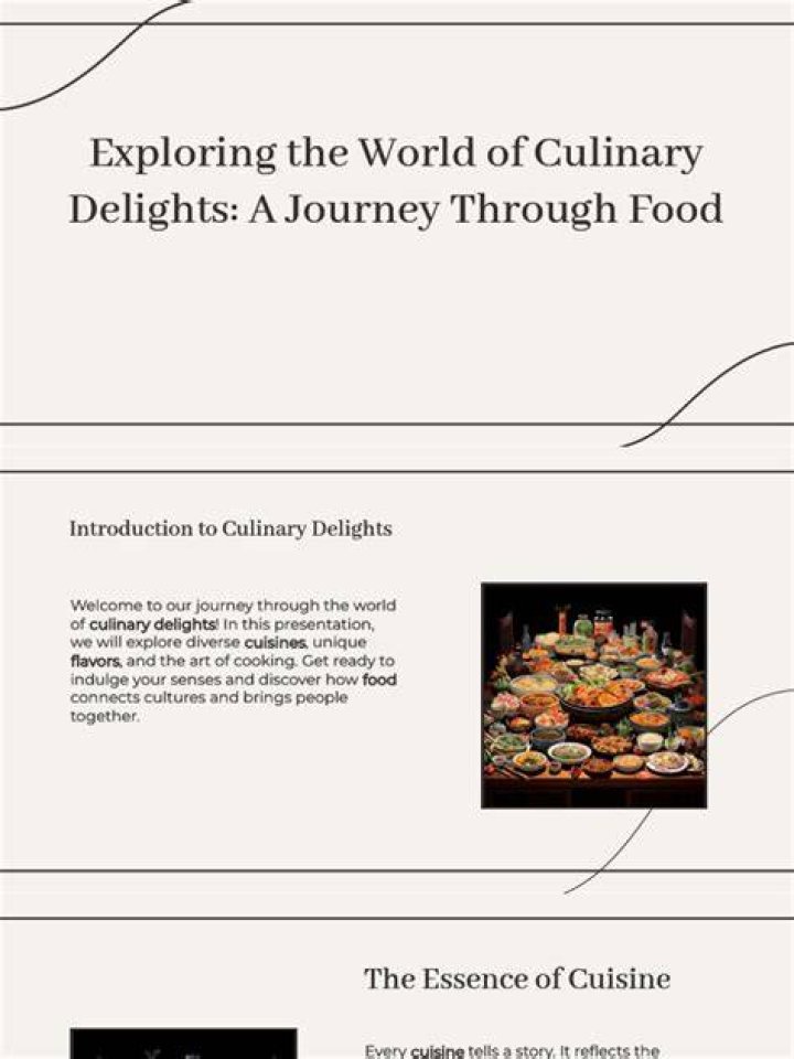 A Journey Of Culinary Delights And Sustainability