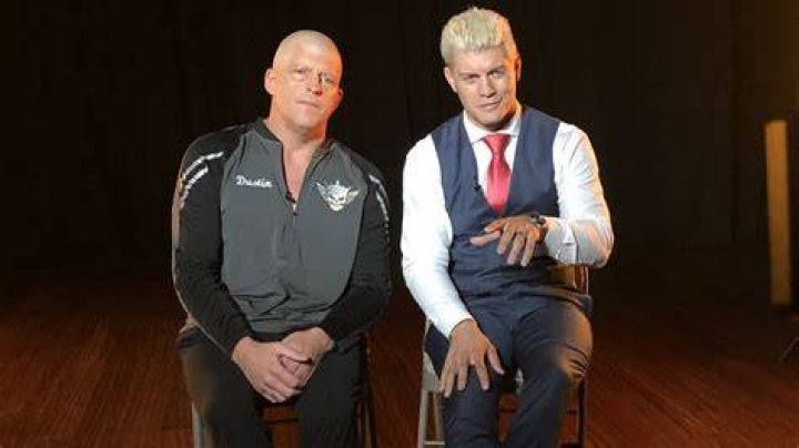 Dustin and Cody Rhodes That is just too cool. WWE