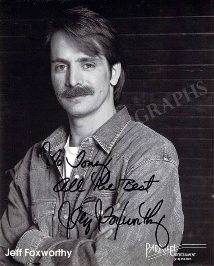 Jeff Foxworthy signed photo