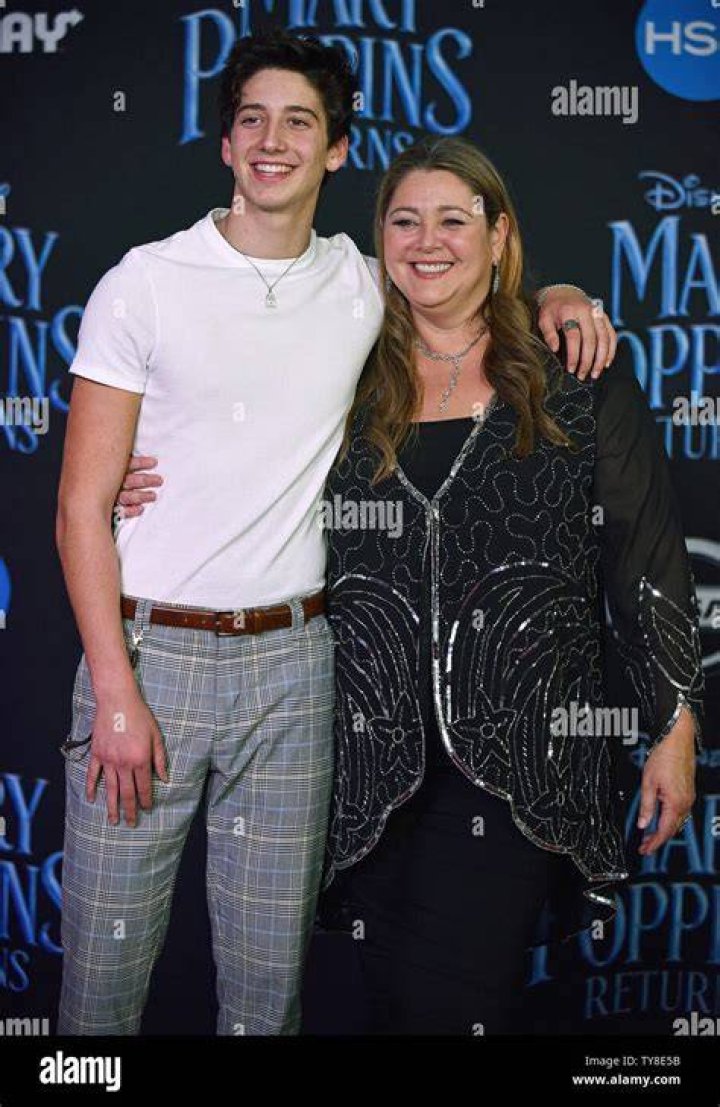 Milo Manheim and mom Camryn Manheim at the Disney Channel s Premiere of