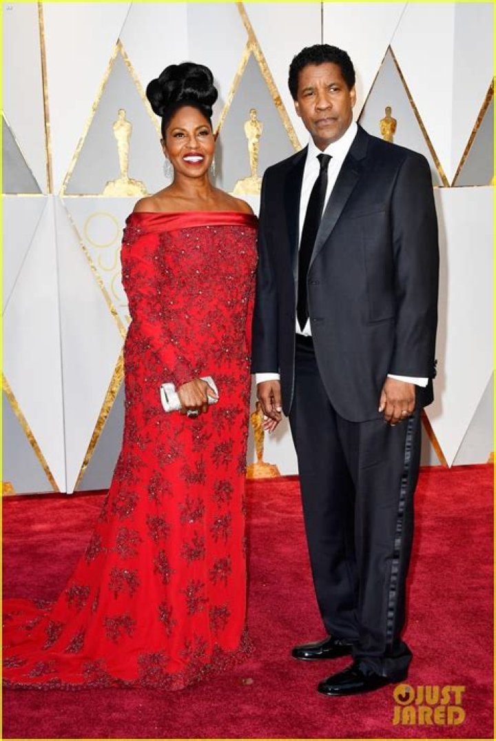 Oscars 2017 Denzel Washington and wife Pauletta Daily Mail Online