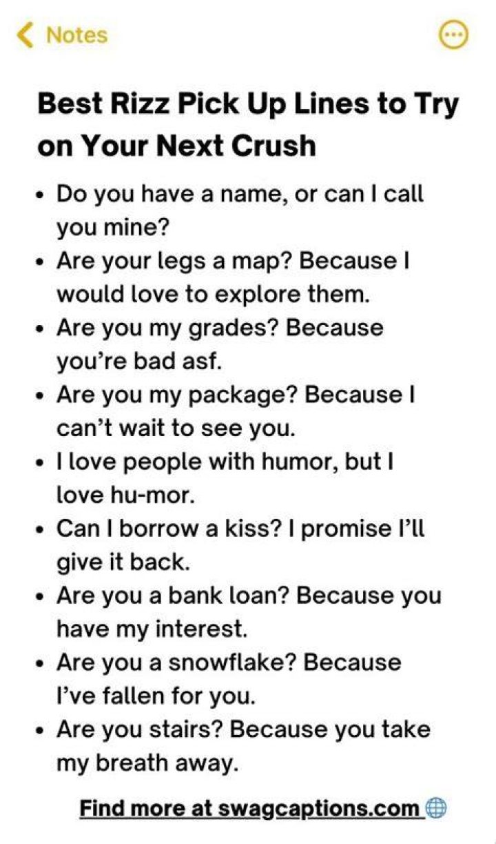 Rizz Pick Up Lines Know Your Meme