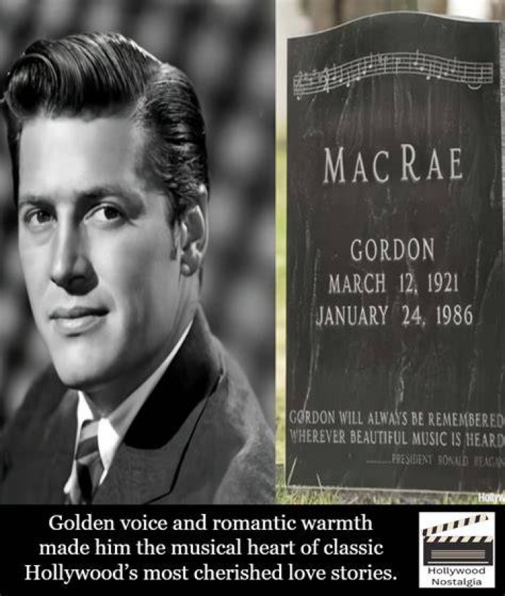 Unveiling The Towering Presence Of Gordon MacRae