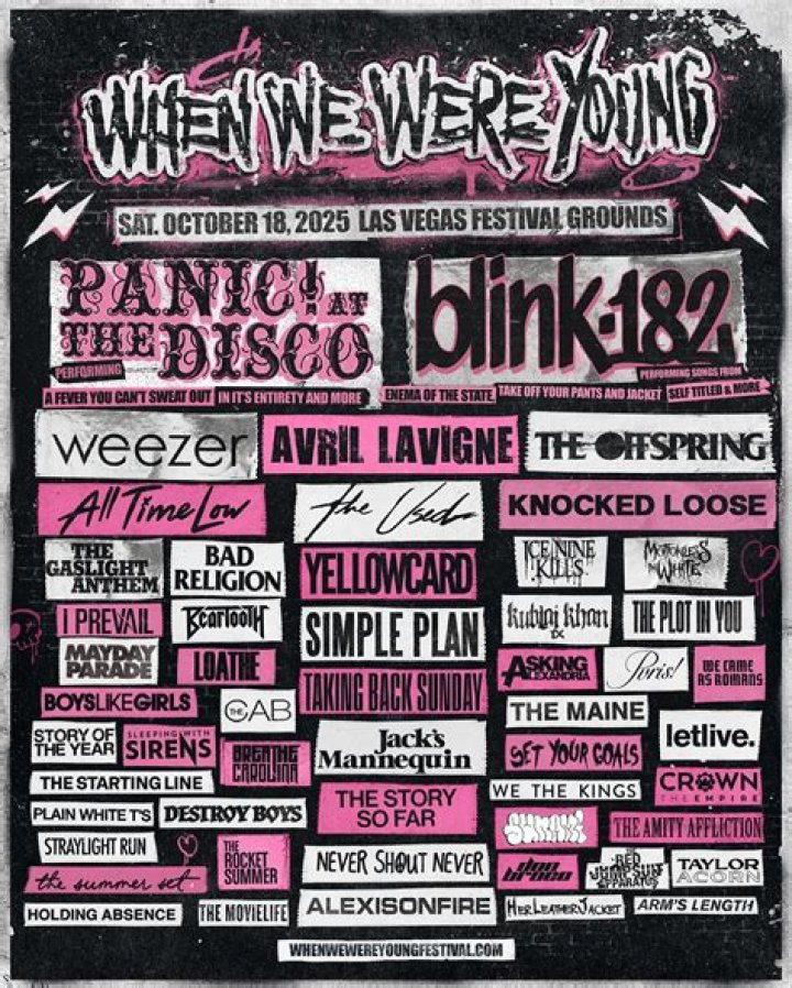 When We Were Young festival reunites emo acts &mdash; for 19 'down' payment